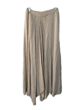 Sabrina Musayev asymmetrical beige maxi skirt